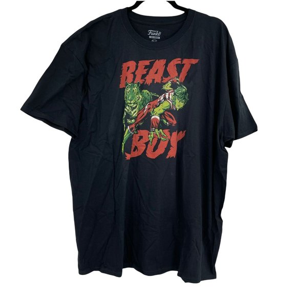 Funko Shirts Funko Beast Boy Shirt 3xl Black Green Dc Comics Poshmark